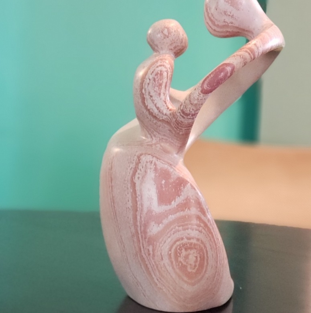 Mid Century Mother and child Sculpture